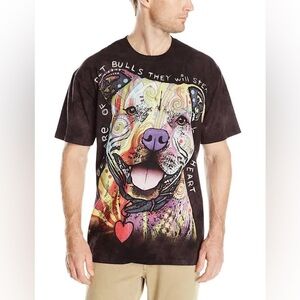 THE MOUNTAIN Beware Of Pitbull artwork by DEAN RUSSO